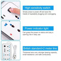 Extension câble câble électrique secteur alimentation 6 Gang 3 USB 1 prise de port de type C