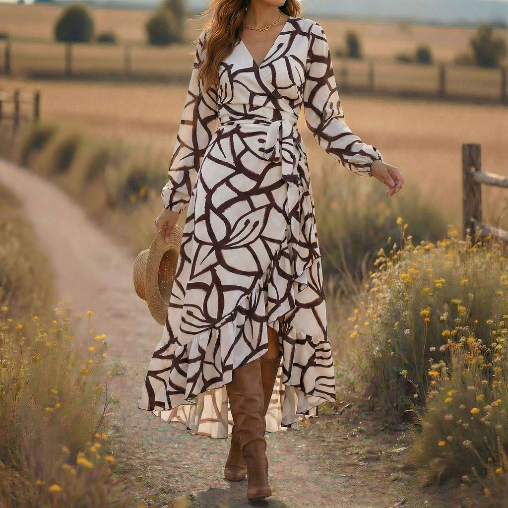 Robe à manches longues pour femmes