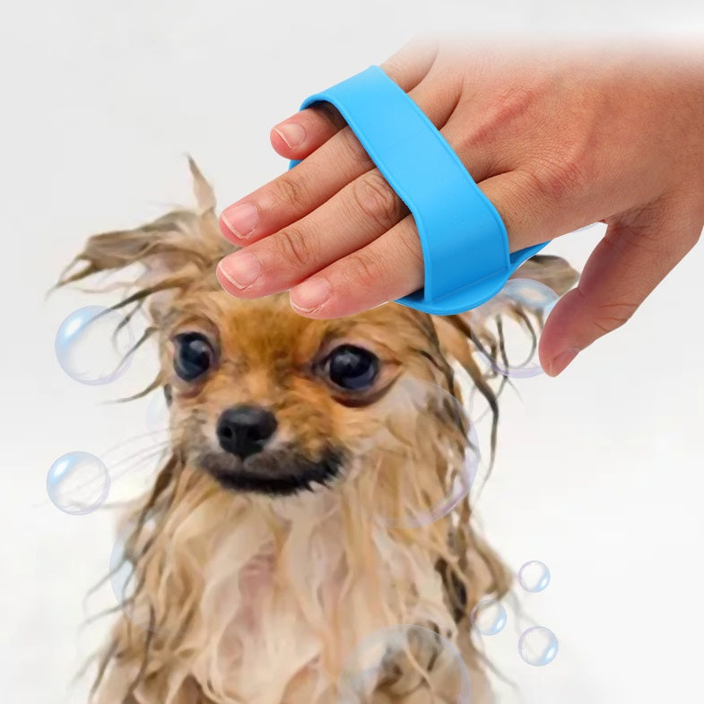 Massage Nettoyage Silicone Brosse de bain multifonctionnelle pour animaux de compagnie