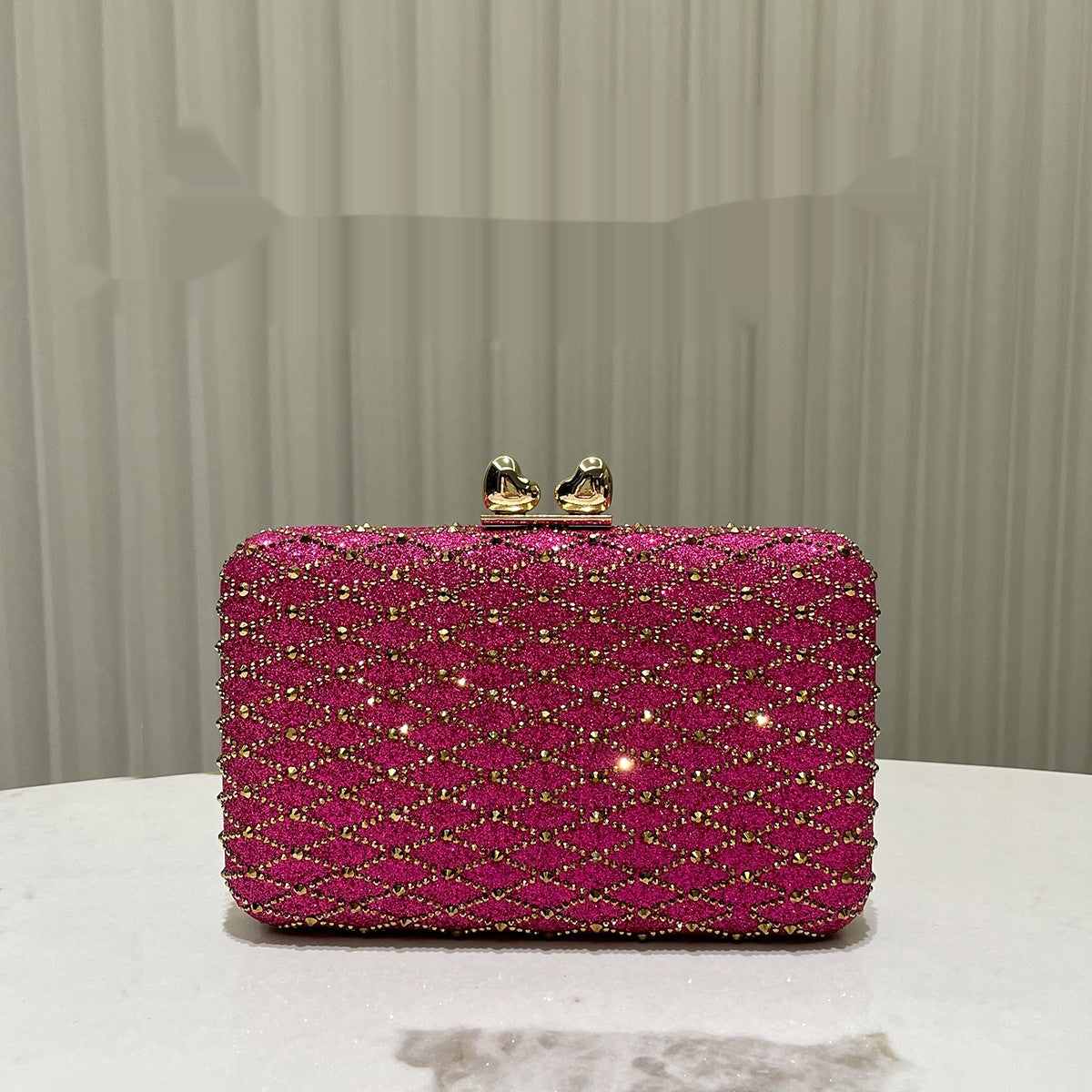 Sac de soirée en strass de luxe pour femmes