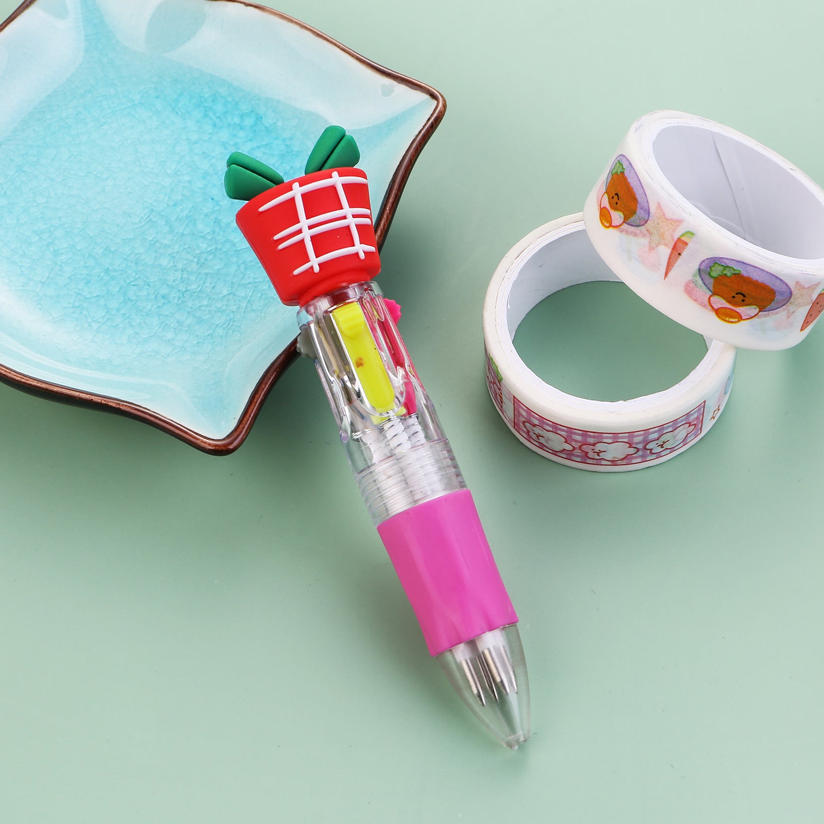 Stylo à bille de couleur Mini de Noël