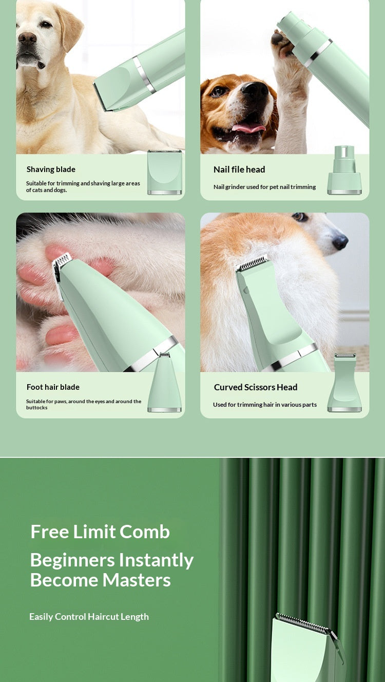Clipper portatif rechargeable pour animaux de compagnie