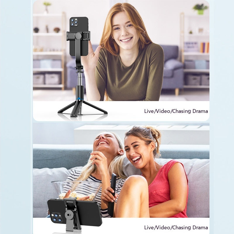 Support de bureau amovible Multifonctionnel Bluetooth Selfie Stick