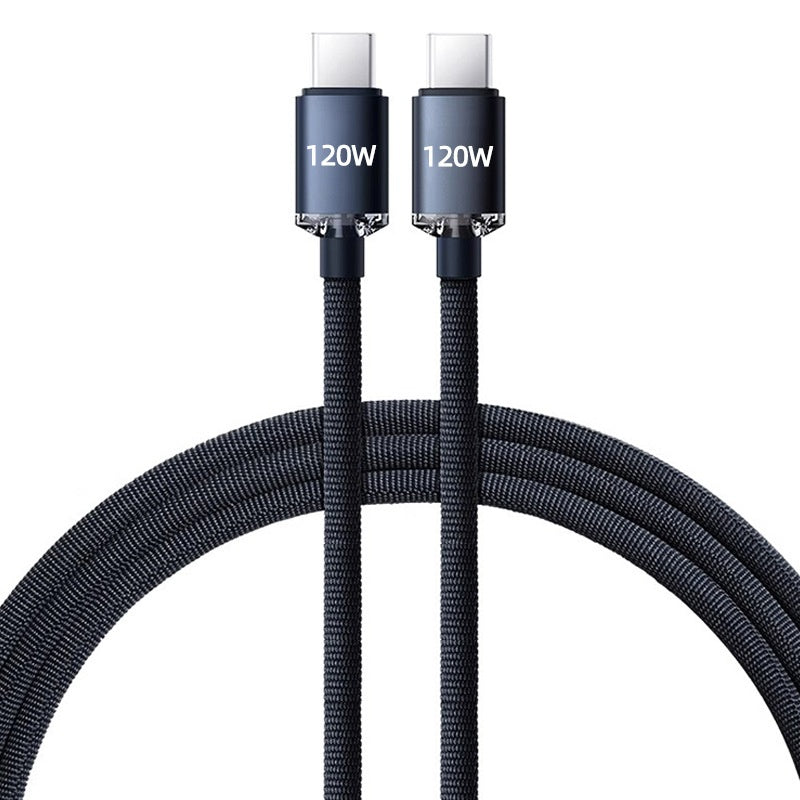 120W Fast Charge PD6A Double câble USB de type C
