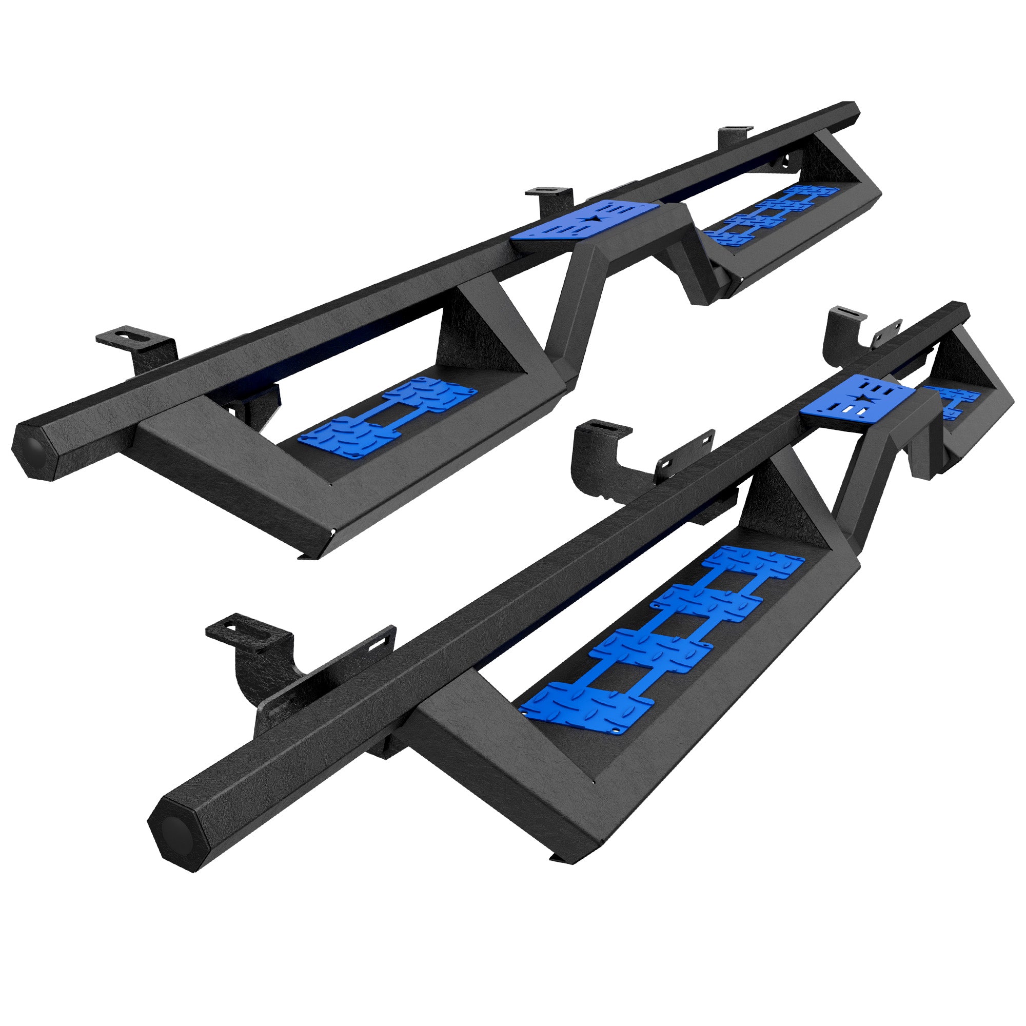Planches de course à deux couleurs pour 07-18 Jeep Wrangler JK Unlimited 4 Door