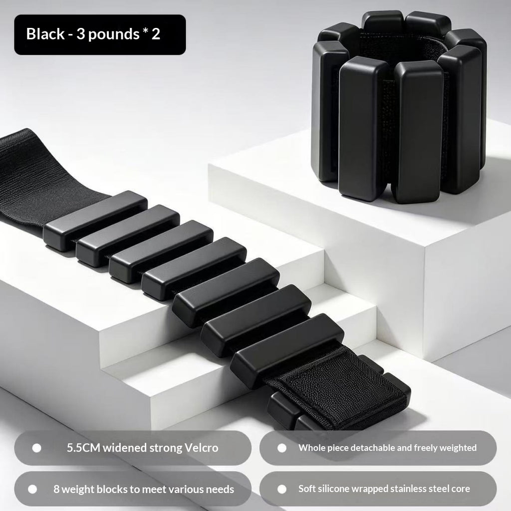 Bracelet en silicone de fitness à roulement de poids