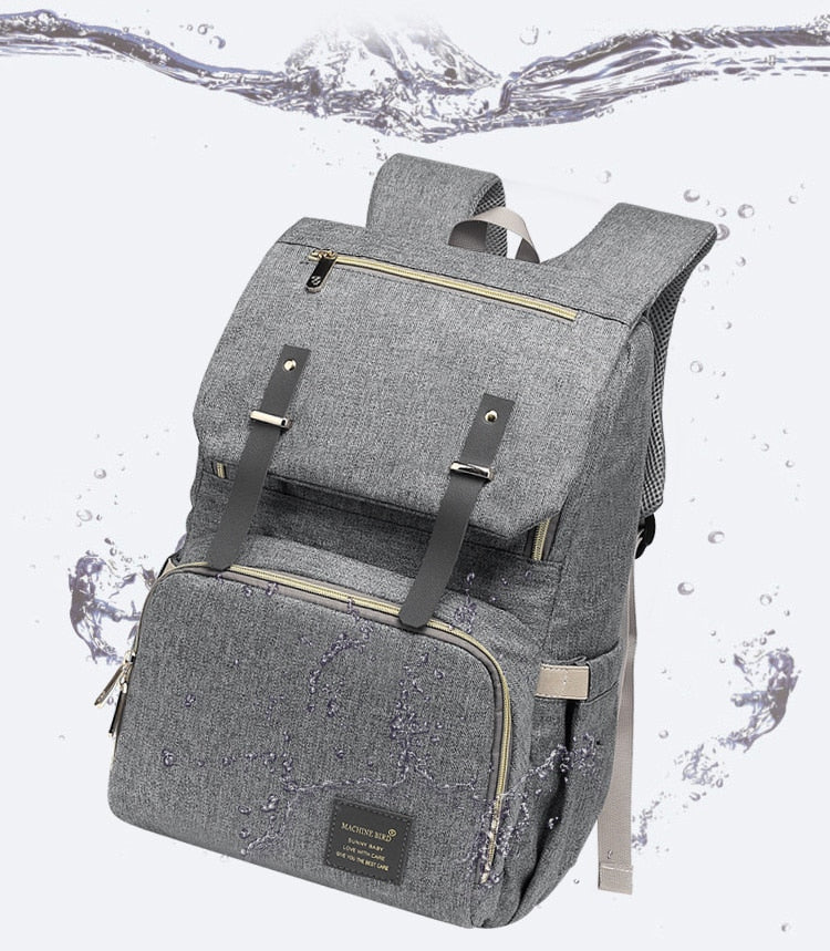 Lait Daddy Sac à Dossard Étanche Sac à Dos de maman Pack de grossesse USB Bouteille de recharge Heati