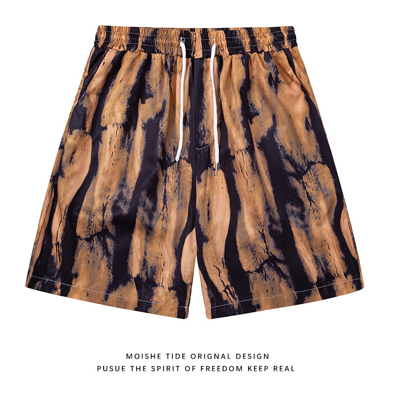 Homme S Casual Beach Short avec toute l'impression florale