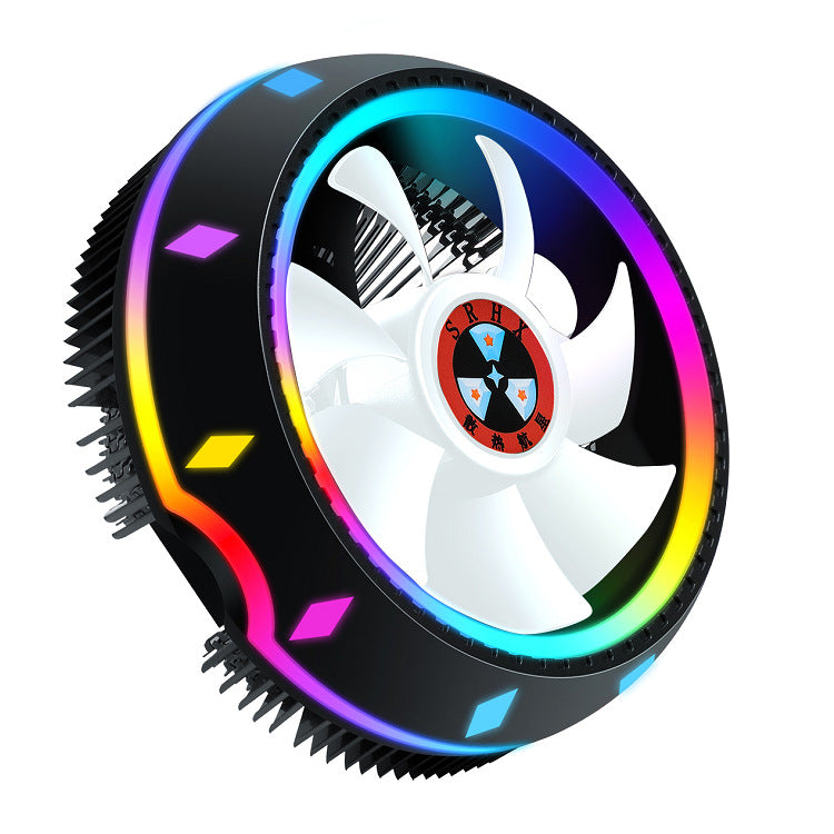 Silent RGB LED Air CPU refroidisseur ventilateur ordinateur de bureau chauffage Radiato Colorful refroidissement pour 1