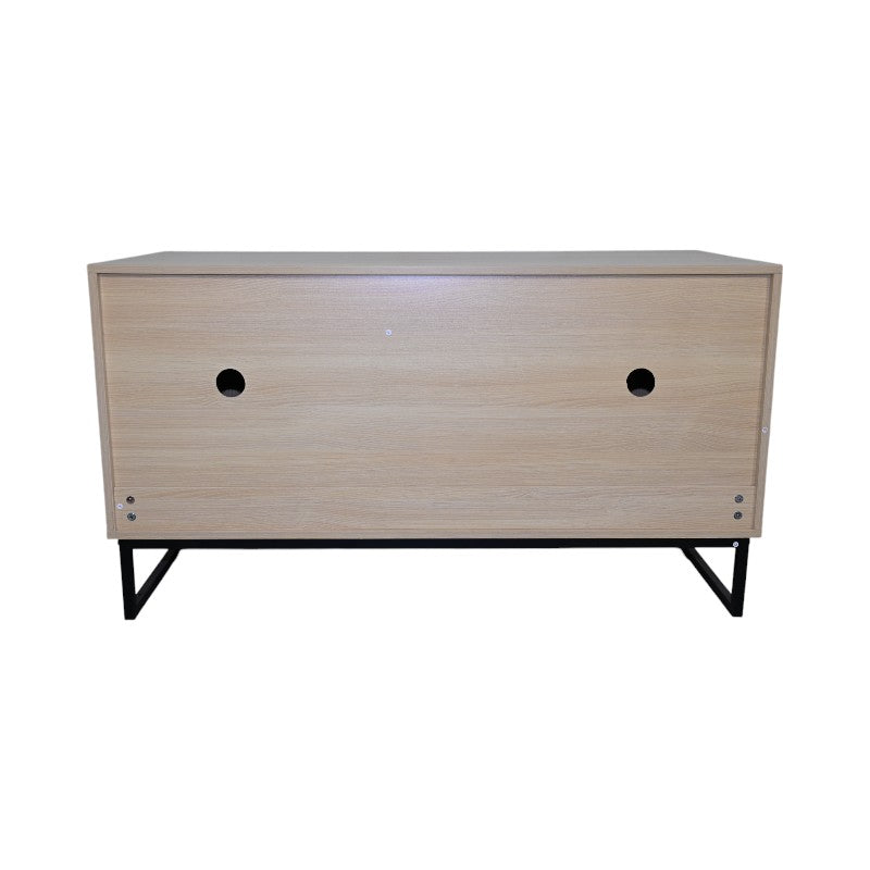 Maison de chat en bois moderne avec tapis de raclage - 47.64" x 21.46" x 25.98"