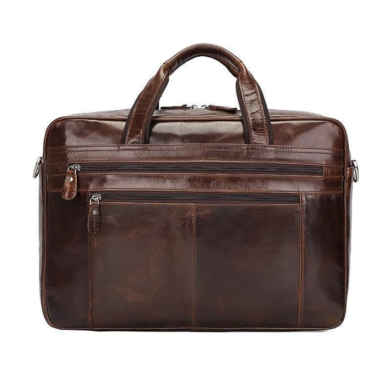 Sac à main en cuir Sac à main Napa Cuir Confortable Texture Sac en cuir véritable homme