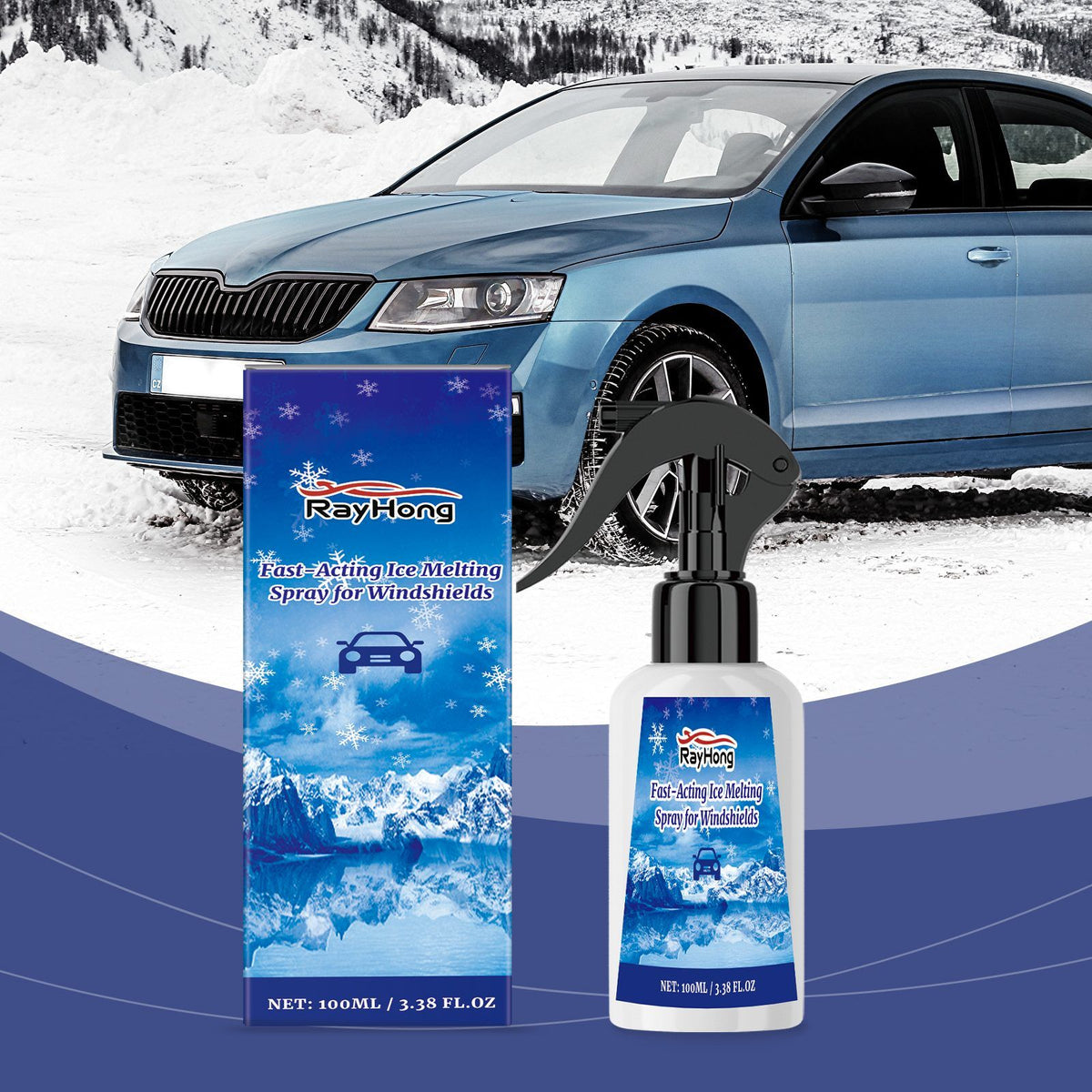 Vaporisateur de désencrassement du pare-brise automobile RAYHONG