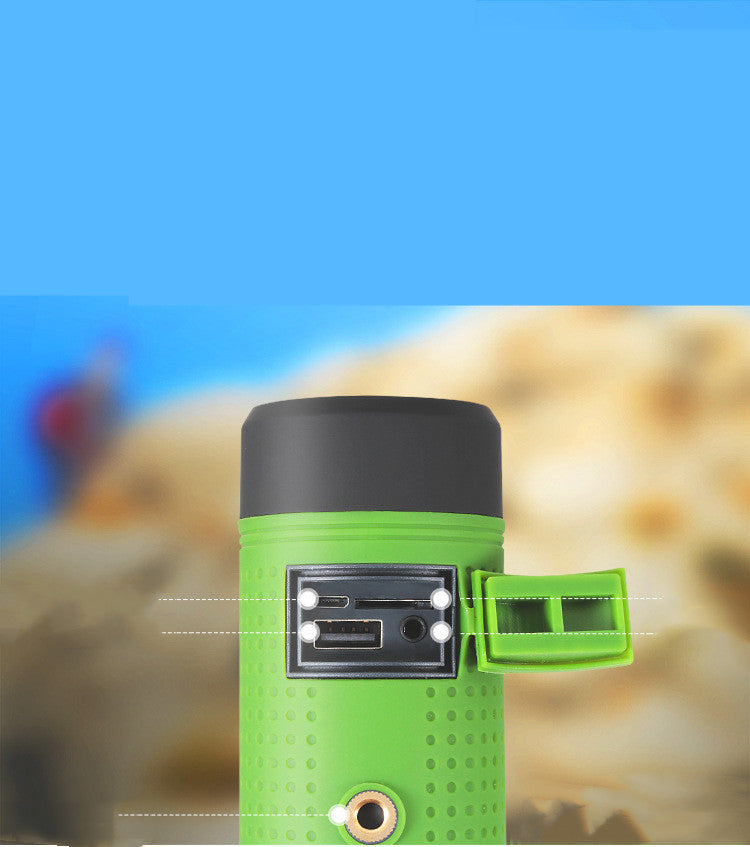 Mini vélo en plein air Bluetooth haut-parleur carte Radio lampe de poche Stereo mains libre Appel Loudspe