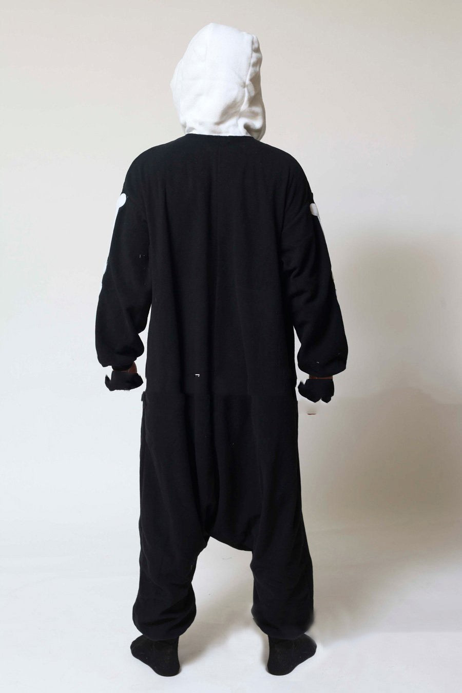 Crâne de caricature mignon Pajamas d'une seule pièce