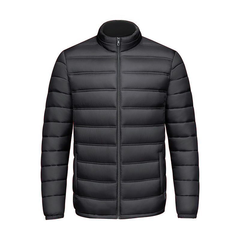 Hommes Chaud StandUp Collier Zippered CotonVeste rembourrée