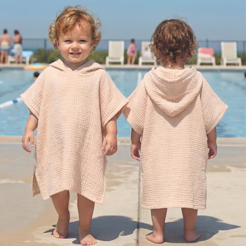 Serviette de plage pour enfants en peignoir de 4 saisons