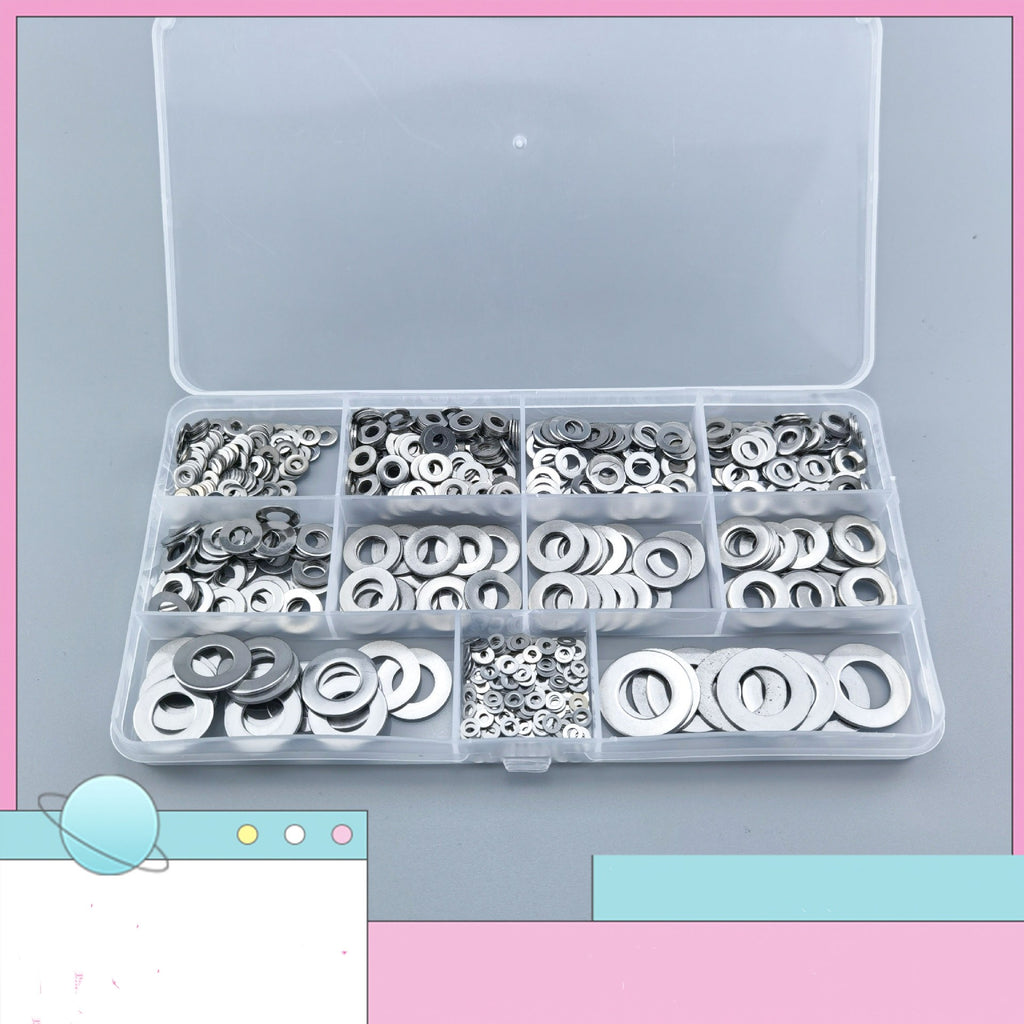 Joint combiné de rondelle plate en acier inoxydable