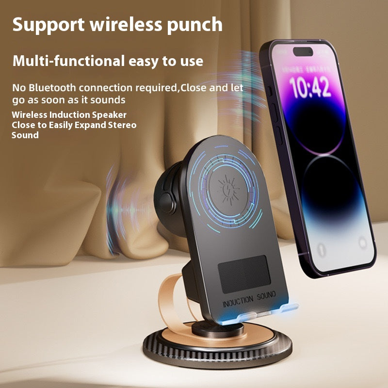 Multi-fonctions Audio intégré Bureau pliant Portable Induction Bluetooth Téléphone Mobile