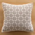 Revêtement de coussin de canapé sophisticé retro à style crémeux
