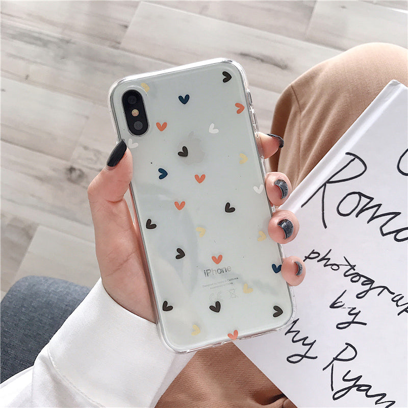 Simple coeur de fleur 6splu XS max / XR cas pour iP 8 / 7plus