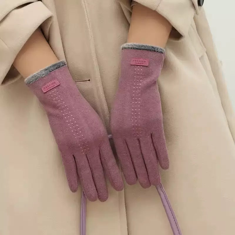 Gants thermiques d'hiver pour femmes fabriqués à partir de duvet avec compatibilité écran tactile et Thr
