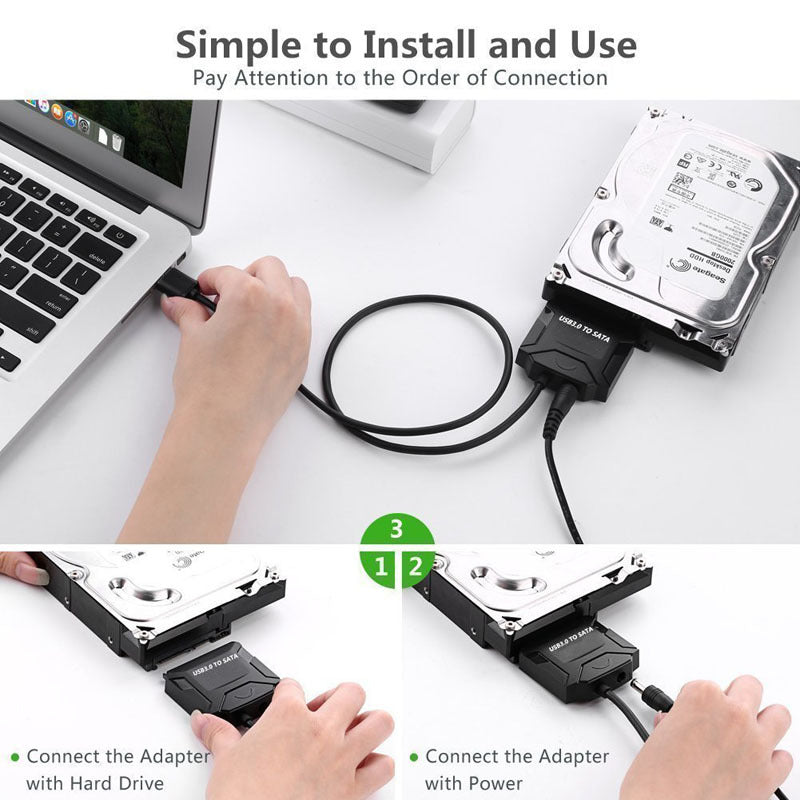 USB to SATA hard drive Supports all hard drives