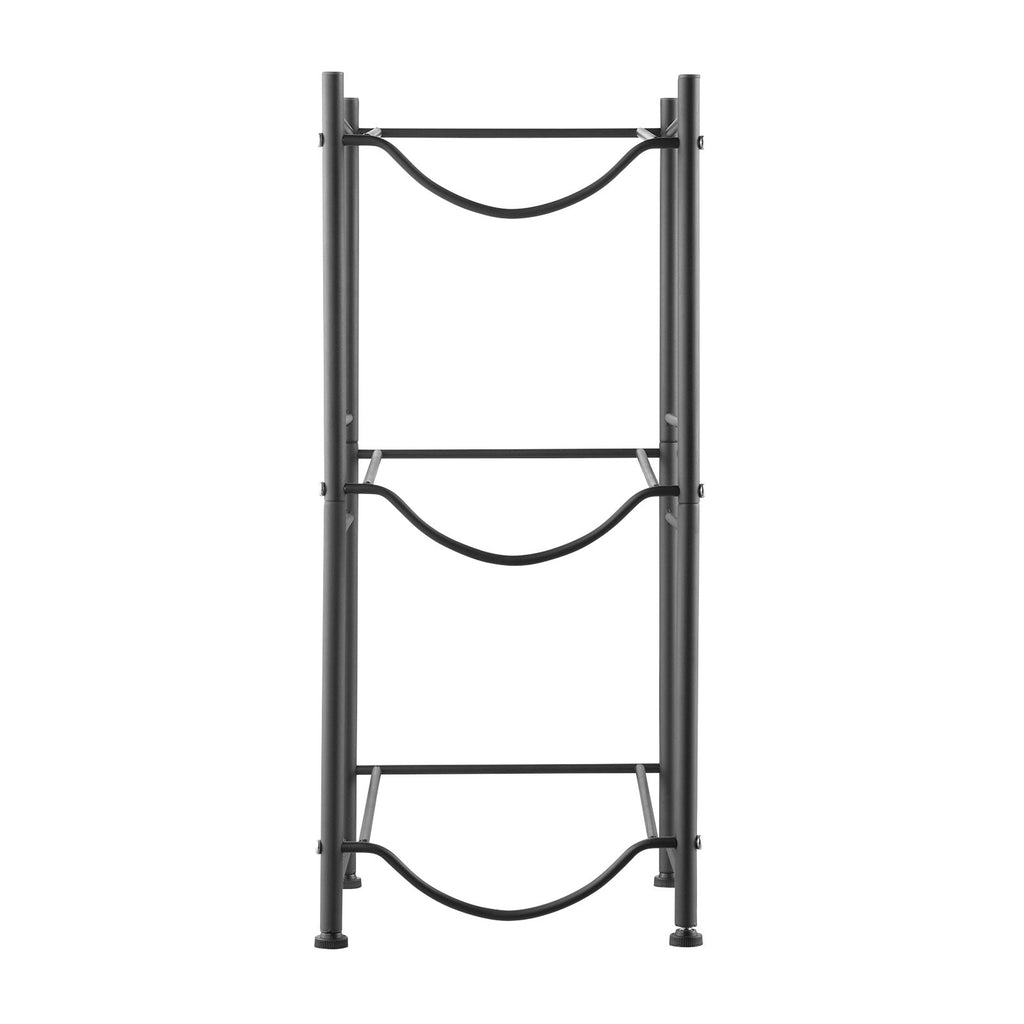 VEVOR 3 niveaux Porte-jug d'eau Rack de bouteille d'eau monoligne pour 3 bouteilles noir