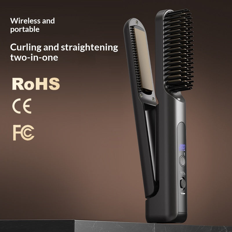 2-en-1 Small Bangs Straightener Mini Fer plat