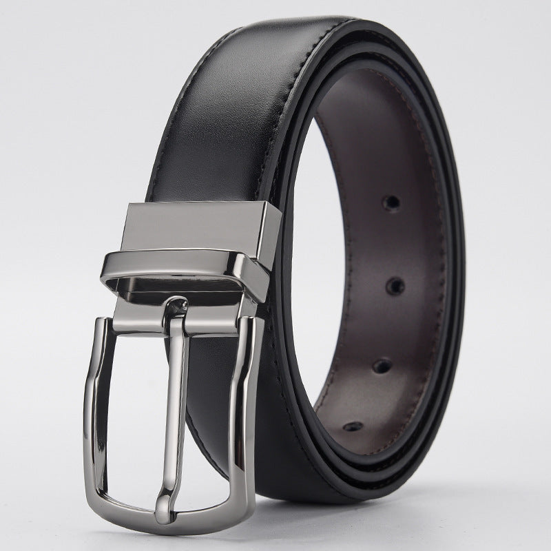 Gentleman Business Style en cuir homme Business Rotation épingle ceinture