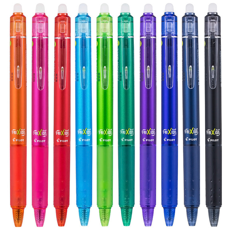 Stylo Potluck Scrub Easy Effacer Jeu de pression de stylo neutre de couleur
