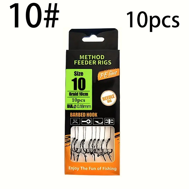 Feeder Leader de pêche Crochet Lien et Feeder Rig