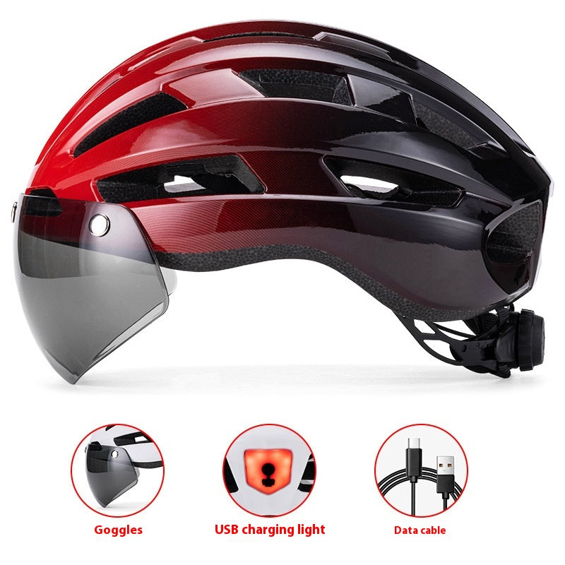 Gants d'aspiration magnétique Unisex Mountain Highway Couleur Changer le casque vélo