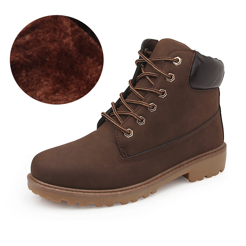 Hommes CottonQuilted Dr Martens Bottes de styleHaute Bottes de travail occasionnel