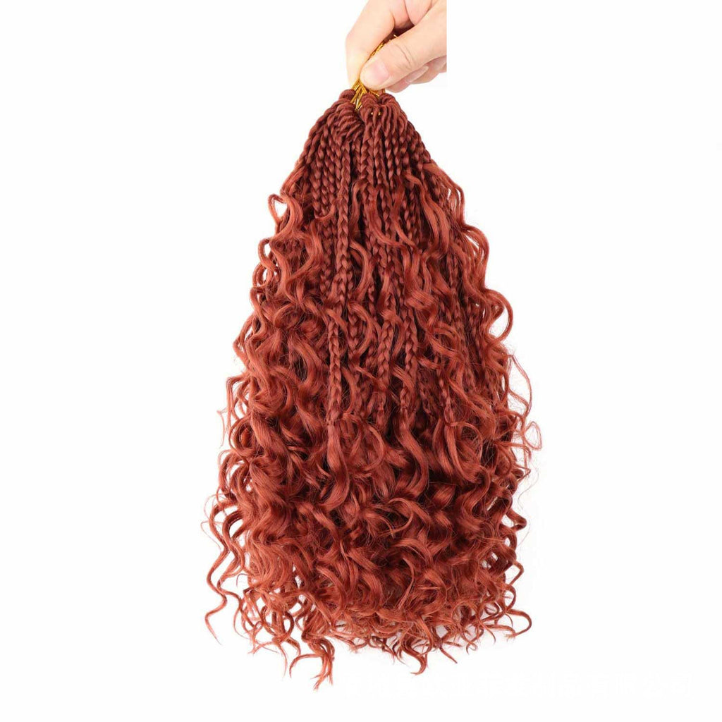 Fibre synthétique Crochet perruque tressée trois brins de tressage