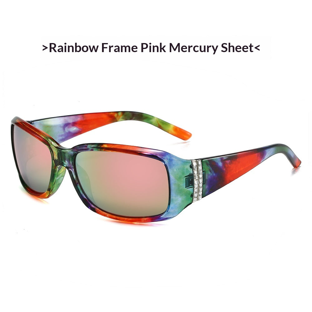 Lunettes de soleil à tendance rétro-protection UV pour les parties
