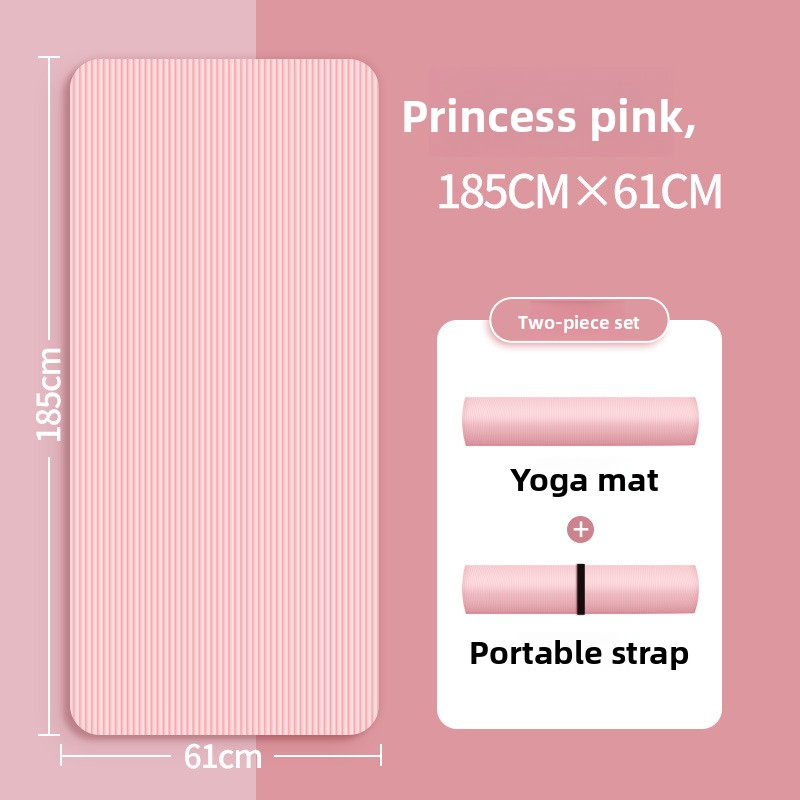 Antidérapant, épais, élargi et allongé tapis de yoga pour les hommes et les femmes, adapté pour