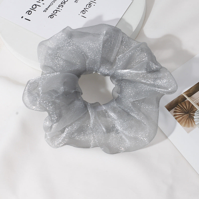 Chiffon surdimensionné Organza Printemps et Été Accessoires de cheveux simples