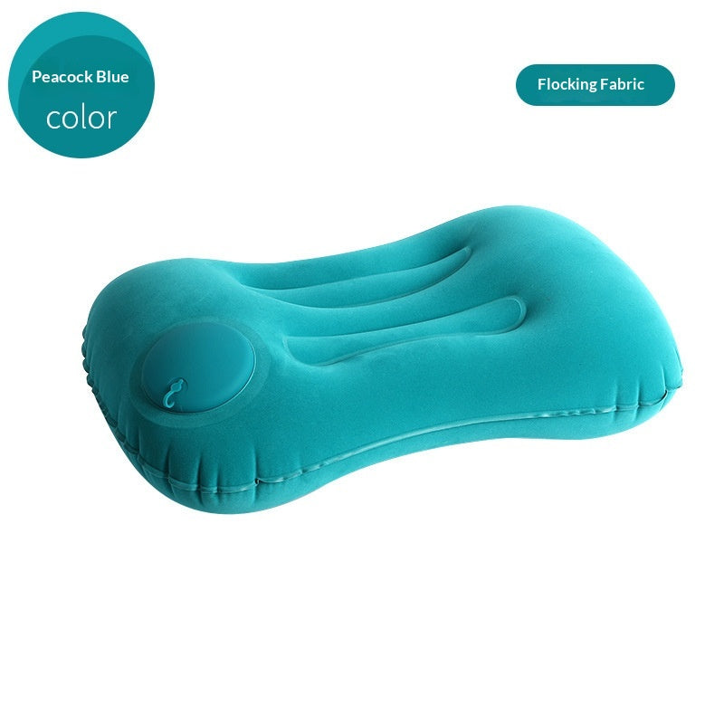 Oreiller gonflable à compression pliable portable