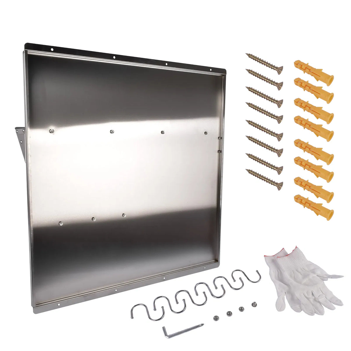 Range Dossplash avec plateau 29,5 x 29,5 pouces Range Hood Bouclier mural pour la protection des hottes Range