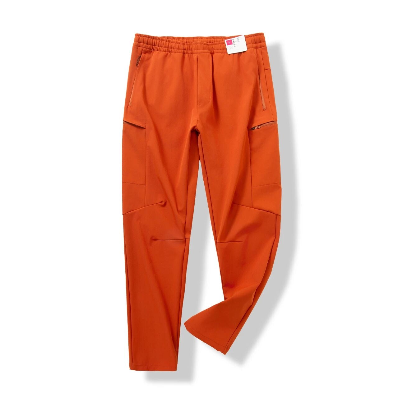 Pantalon cargo homme stretch softshell, taille élastique