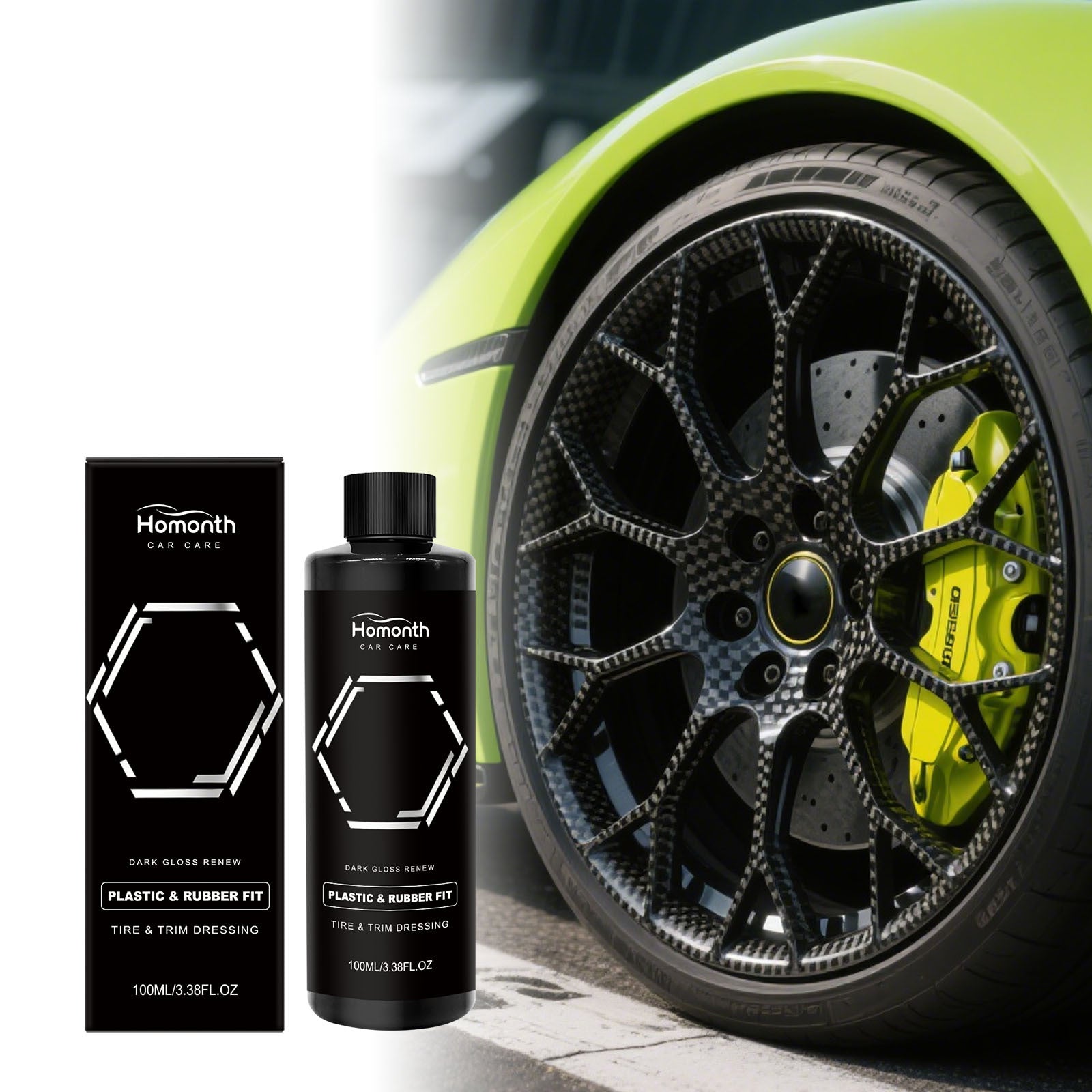 Agent de polissage pour pneus et accessoires