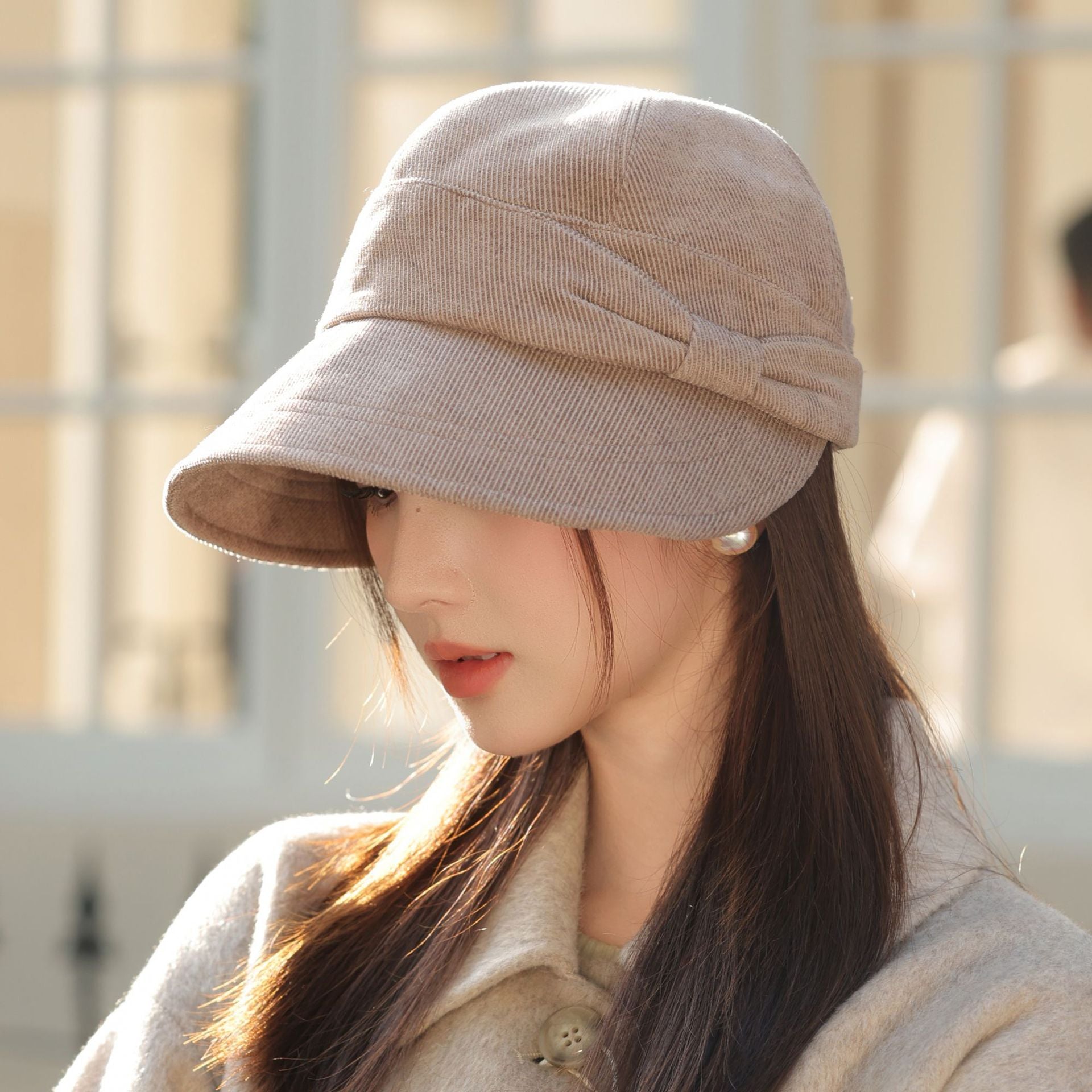 Chapeau polyvalent élégant style coréen et chaud