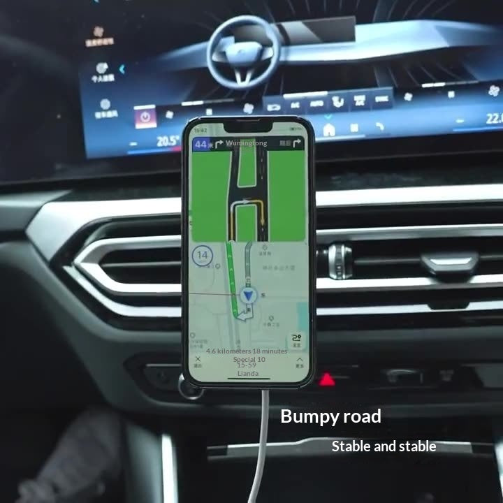 Support de téléphone de voiture Magsafe avec 2 supports magnétiques sans fil