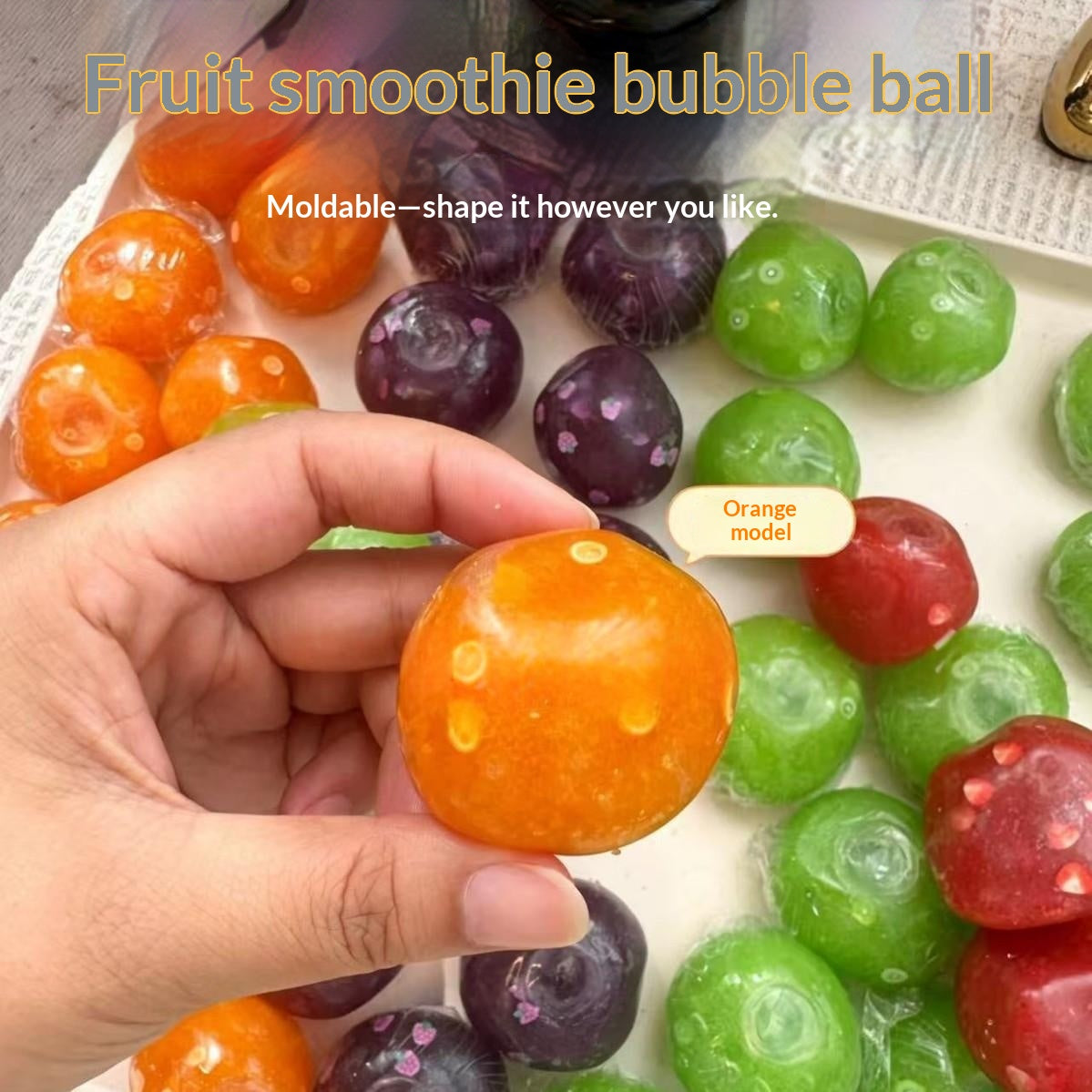 Jouet de boule à smoothie de fruits