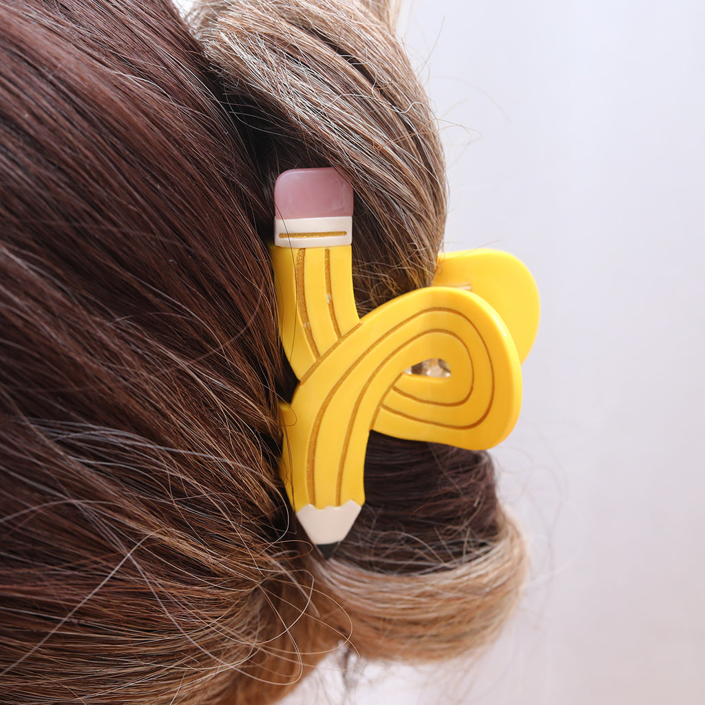 Crayon Twisted Personality Shark Clip Barrettes