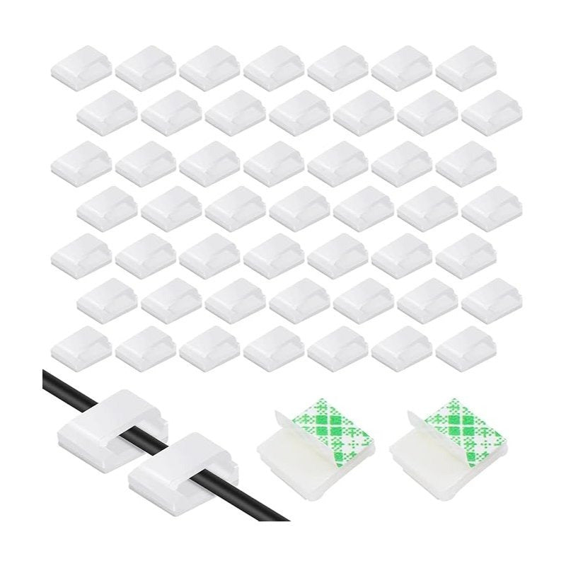 Clips de câbles autocollants