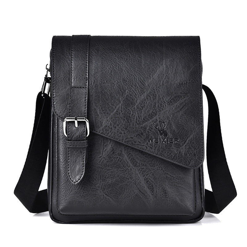 Sac transversal casual rétro homme de grande capacité