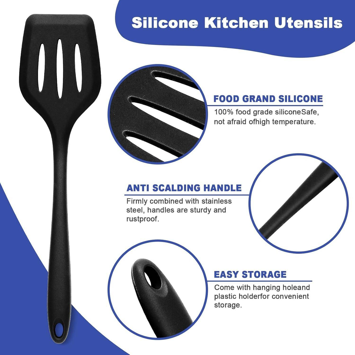 12-Piece Silicone Kitchen Utensil Set - Food Grade