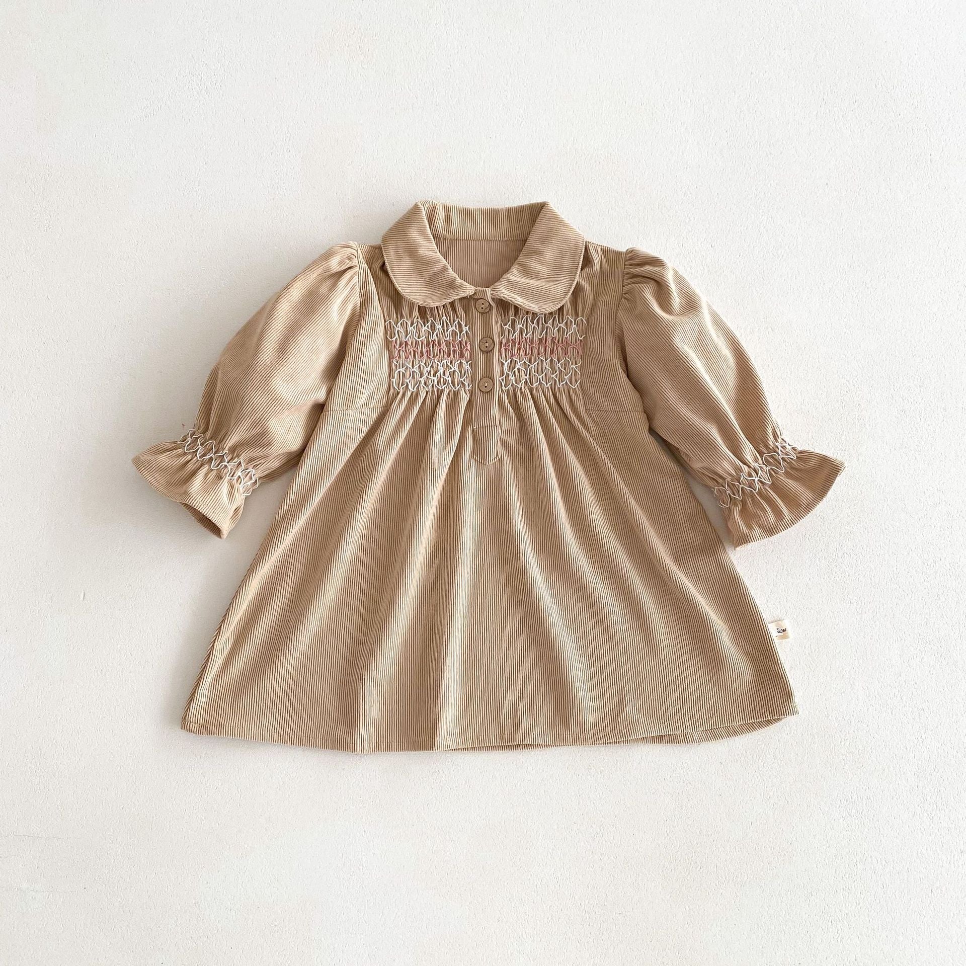 Robe de saut Triangle pour bébé fille Corduroy