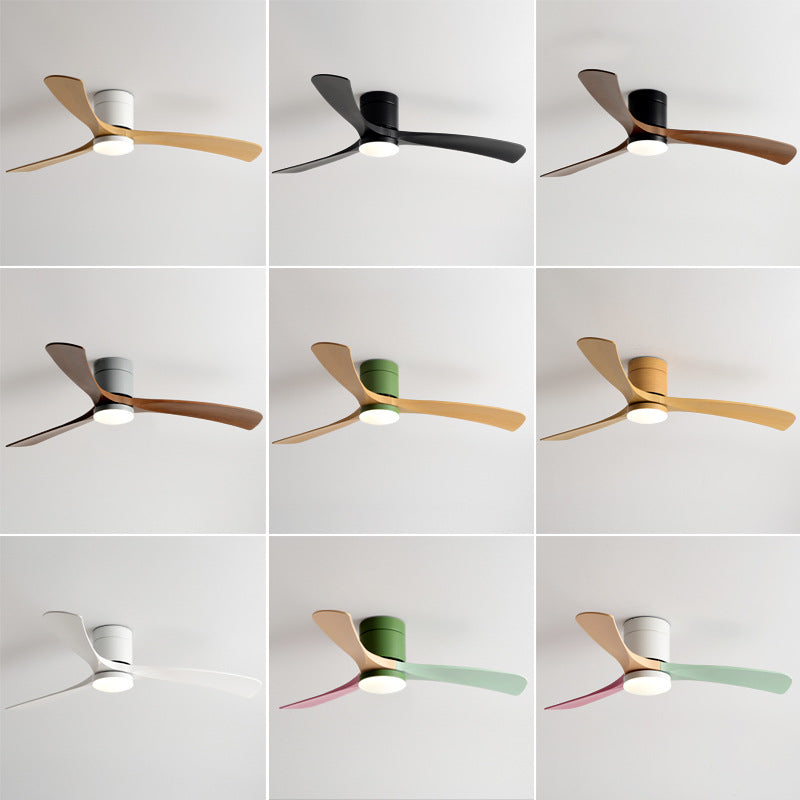 Feux pour ventilateur de plafond intégré simple et moderne à usage domestique